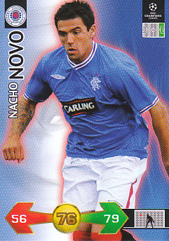 Nacho Novo Glasgow Rangers FC 2009/10 Panini Super Strikes CL #257